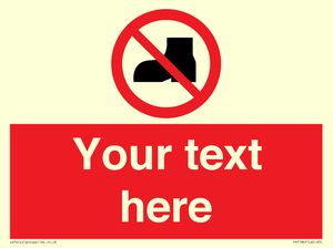 Custom No outdoor footwear